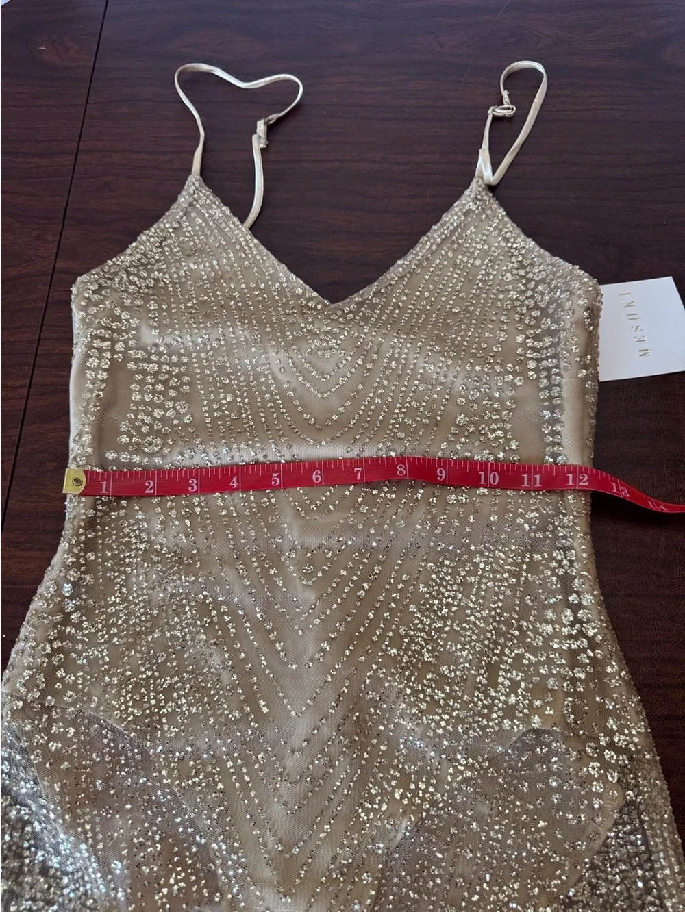 Meshki Gold Sequin Maxi Dress - Picture 4 of 5
